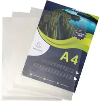 Exacompta Forever hoezen, voor DIN A4, gerecycled polypropeen, 120µ, gekorreld, transparant, 100 stuks