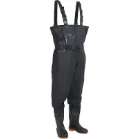 vidaXL Waadpak met laarzen en riem maat 43 zwart
