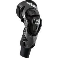 Leatt X-Frame Hybrid, kniebraces ,zwart/donkergrijs ,XL