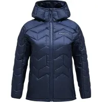 Peak Performance - Dames donsjassen - W Elevate Liner Hood Blue Shadow voor Dames van Gerecycled Polyester - Maat L - Blauw