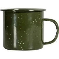 Sagaform Doris emaille mok 35 cl Groen
