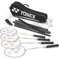 Yonex 4 Player Badminton Set Zilver Kinderen