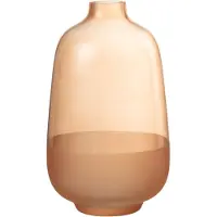 J-Line 30258 Vaas Hany Glas Peche Large - 15 x 15 x 27 cm