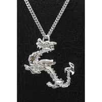 MOOYE ® - Collectie Zilveren Chinese draak ketting hanger