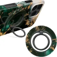 Mobilize MIO Ring Holder Universele MagSafe Houder Groen Marble