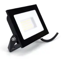 Integral LED Bouwlamp 30W 4000K Koel Wit 3000lm Zwart IP65 | Geen fitting | 30 watt | 25.000 Branduren