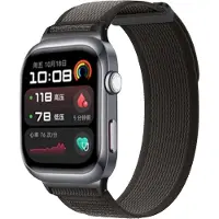 Strap-it Smartwatch bandje nylon - geweven bandje met klittenbandsluiting - geschikt voor de Huawei Watch D2 (zwart)