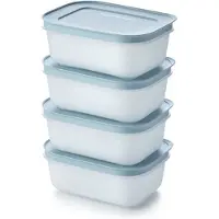 Tupperware diepvries/igloo dozen 4 stuks (nieuwe kleur)