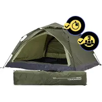 DS Produkte Lumaland Pop Up Werptent 210 X 190 X 110 Cm - Groen - 3 Persoons