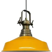Bamyum Asletl-Marine Hanglamp Industrieel Metaal Ø40 cm, Vintage Hanglamp, E27 Pendellamp