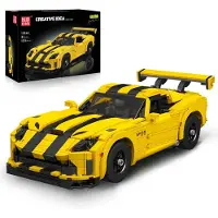 Mould King Mouldking 10046 - Dodge Viper - 1236 onderdelen - Bouwset - Lego compatibel