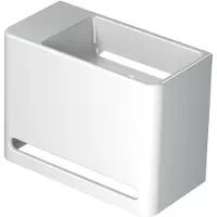 Ink Fontein Hangar Polystone Zonder Kraangat Links Glans Wit 40x22x30 cm