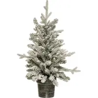 LIGHTS Kerstboom - Ø45xH70cm - Kerstdecoratie - Wit