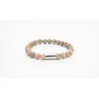 Josh -9313-Armband-Taupe-Heren-21,5cm