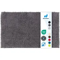 Casa Pura Badmat SKY - Badmat in Vierkant & Rond - Antisliprug - Donkergrijs - 70 x 120 cm