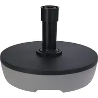 HIXA Parasolvoet - 20L - Donkergrijs - Parasolhouder - Rond - Terras - Tuin - Voet voor Parasol