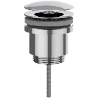 Ivy Aia Toebehoren Design plug always open Chroom
