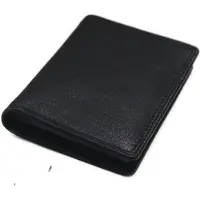 Oi zwarte leren pasjeshouder met ruimte voor 18 pasjes / pasjesmapje met plastic vulling / creditcard mapje voor veel pasjes in plastic hoesjes / anti skim / zwart leer / 365