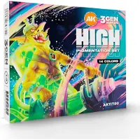 AK-Interactive AK11780 AK Interactive 3Gen 14 Acrylic Kleuren High Pigmentation Set