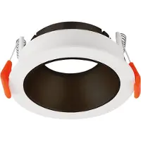 Braytron - LED Inbouwspot kantelbaar - Zaagmaat 74mm - Buitenmaat 85mm - Mat zwart/wit