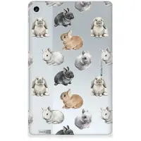 B2Ctelecom Back Case voor Lenovo Tab M10 Plus (3e generatie) Konijntjes