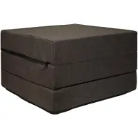 Viking Choice Logeermatras - Donker Grijs - Opvouwbaar Polyether Matras - 195 x 65 x 10 cm - Huisstofmijtwerend