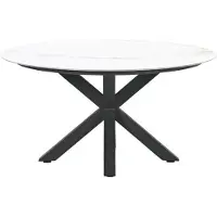 Garden Impressions Lowland Tuintafel Venice White dia. 150 cm