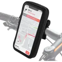 Akashi Motorfiets Fiets Houder Waterdichte met 360 draaibevestiging - Zwart, Zwart