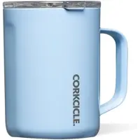 Corkcicle Mug 475ml-Baby Baby Blue- Koffiebeker-Koffiemok to go- Thermosbeker-RVS& driewandig Koffie Beker