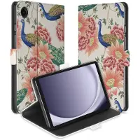 B2Ctelecom Uniek Samsung Galaxy Tab A11/Tab A9 Tablethoesje Pink Peacock Design | B2C Telecom