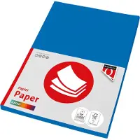 Quantore - Kopieerpapier A4 120gr diepblauw 100vel | Pak a 100 vel | 10 stuks