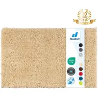 Floordirekt Badmat SKY - Badmat in Vierkant & Rond - Antisliprug - Beige - 70 x 120 cm