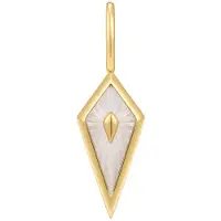 Ania Haie AH NC048-25G Pop Charms Dames Hanger - Fantasie - Sieraad - Zilver - Goudkleurig - 925 Zilver - Parel - 7 mm breed - 14 mm lang