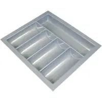 Doeco Bestekindeling 39x48 cm Vario kleur Zilvergrijs