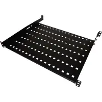 Alantec SA-P-19-1U-650-4-C-02 Vaste plank 19 1U diepte 650mm zwart, Server accessoires, Zwart