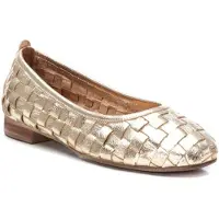 Carmela Dames Leren ballerina's 161662 goud (38), Leer, Goudkleurig, Plat, Geen, Casual 16166206-ORO