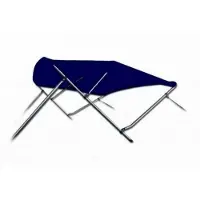 Navishade 3 Boog Biminitop Zonnetent PREMIUM H91 cm BLAUW Breedte 200-213 cm