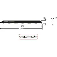 Rotec Reciprozagen RC830 / 1241HM (VPE 1 stuks) - 5250830