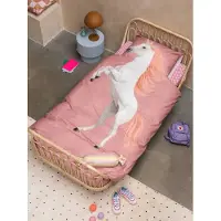 Snurk Dekbedovertrek Unicorn Dusty Pink Katoen-140 x 200 / 220 cm | 1-Persoons