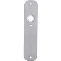 Intersteel Schild plat 190x42x2mm WC72/8 rvs