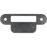 Mauer Sluitplaat 338 F rvs Din Ls/Rs Rond
