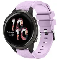 Strap-it Smartwatch bandje siliconen - geschikt voor Garmin Venu 2 / Garmin Vivoactive 4 - lila