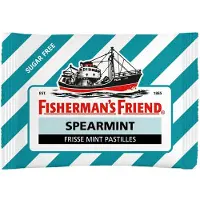 Fishermansfriend 3x Zak Spearmint Suikervrij 25 gr