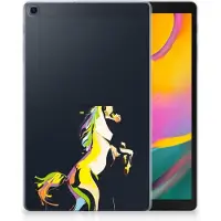 B2Ctelecom Samsung Galaxy Tab A 10.1 (2019) Tablet Back Cover Horse Color