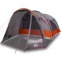 vidaXL Kampeertent 6-persoons waterdicht grijs