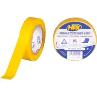 Hpx PVC isolatietape | Geel | 15mm x 10m - IY1510 | 200 stuks IY1510