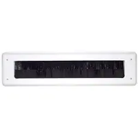 Door-Line Binnenbriefplaat aluminium wit