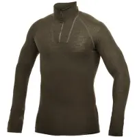 Woolpower Skipully Unisex Zip Turtleneck Lite Pine Green-XXL