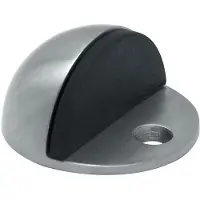 Artitec Deurstop vloermontage ø43x24mm rvs mat