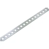 Online Deurbeslagshop Bandijzer recht, geperforeerd, verzinkt 12 x 0.7 mm (10 m)